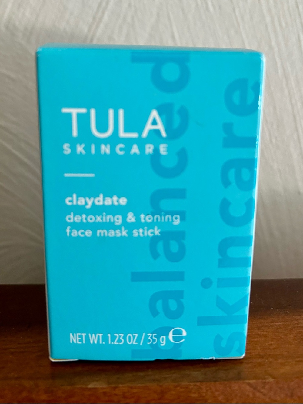 Tula Claydate Detoxing & Toning Face Mask Stick - Turquoise